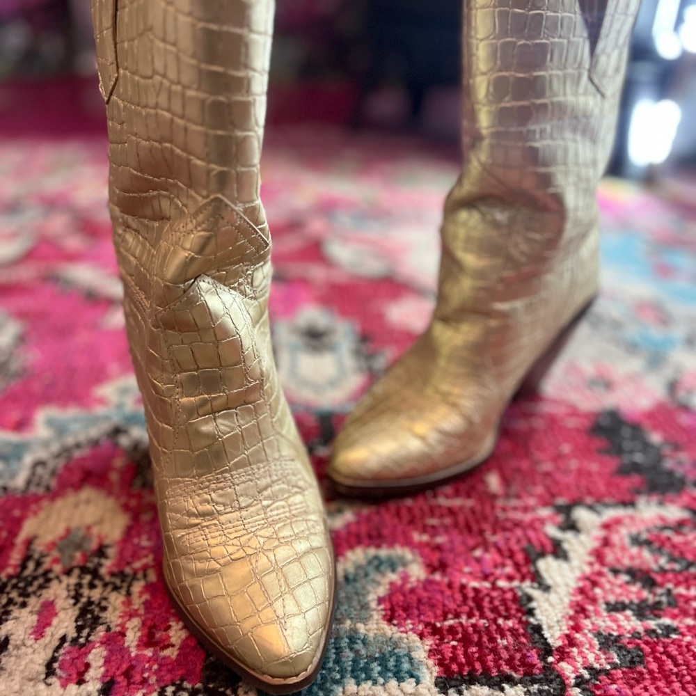 Gold Booties - Picture 4 of 6